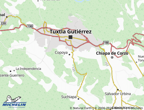 Mapa MICHELIN Santa Cruz, Copoya - ViaMichelin