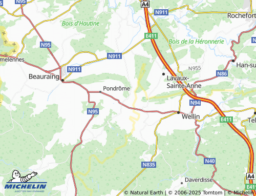 MICHELIN Revogne map - ViaMichelin