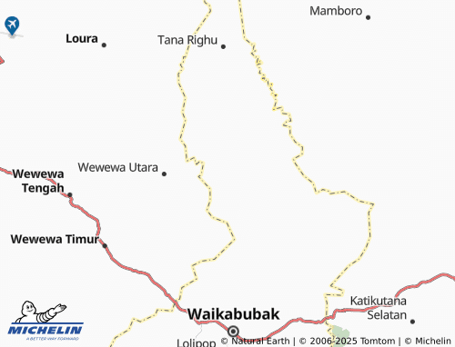 MICHELIN Kareka Nduku Utara map - ViaMichelin