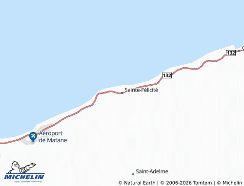 MICHELIN Sainte-Félicité map - ViaMichelin