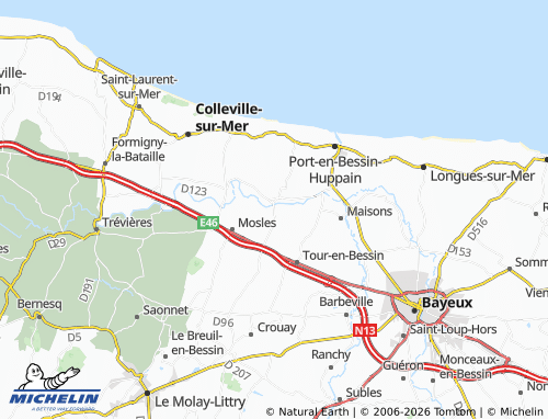 MICHELIN Bequet map - ViaMichelin