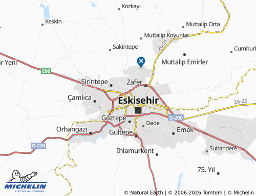 Mappa MICHELIN Tepebasi - ViaMichelin