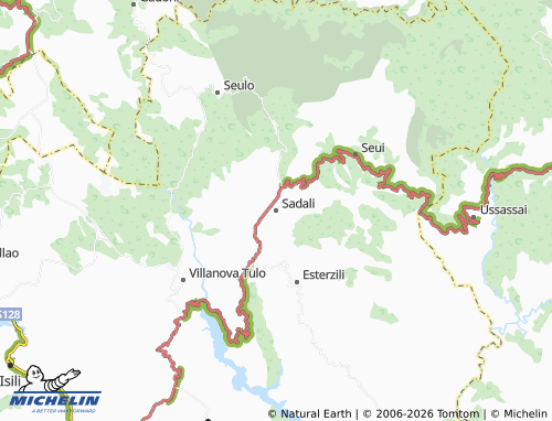 Mapa MICHELIN Sadali - ViaMichelin