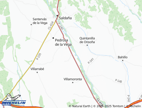 MICHELIN Renedo de la Vega map - ViaMichelin