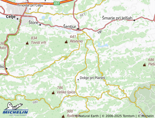Carte MICHELIN Kalobje - ViaMichelin