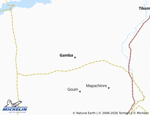 MICHELIN Gamba map - ViaMichelin