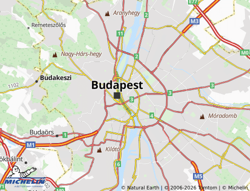 MICHELIN 5. Kerület map - ViaMichelin