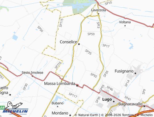 MICHELIN San Patrizio map - ViaMichelin