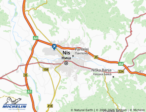Mapa MICHELIN Pantelej - ViaMichelin