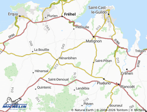 Carte MICHELIN Ruca - ViaMichelin
