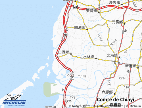 Mappa MICHELIN kou hu xiang - ViaMichelin