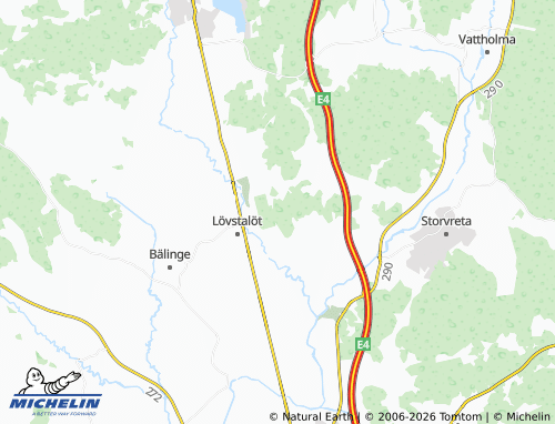 Carte MICHELIN Lundvreten - ViaMichelin