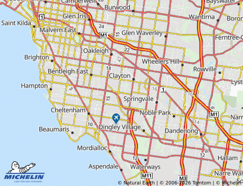 Mapa MICHELIN Clarinda - ViaMichelin