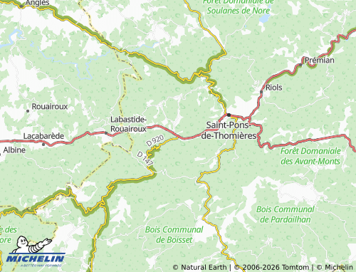 MICHELIN Courniou map - ViaMichelin