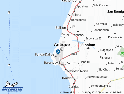 MICHELIN Mojon map - ViaMichelin