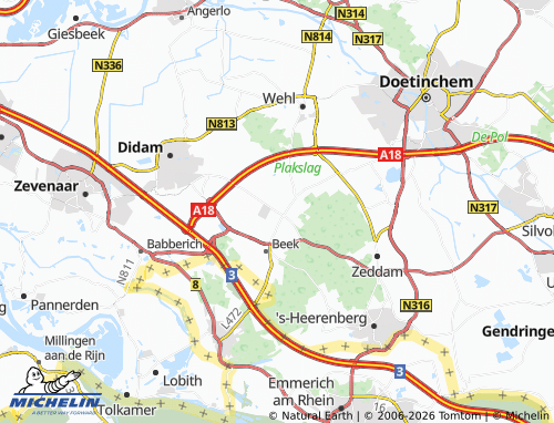 Mapa MICHELIN Loerbeek - ViaMichelin