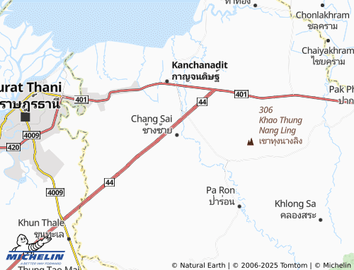 MICHELIN Chang Sai map - ViaMichelin