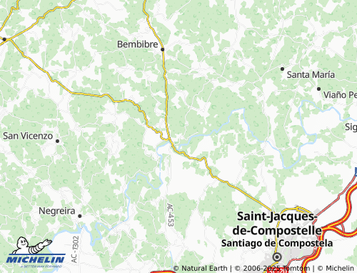 MICHELIN Portomouro (San Cristovo) map - ViaMichelin