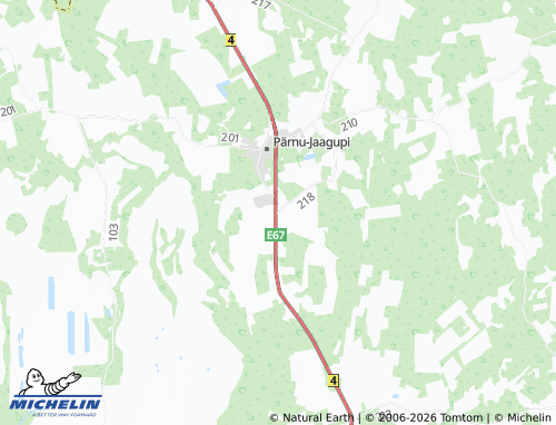 Mapa MICHELIN Halinga - ViaMichelin