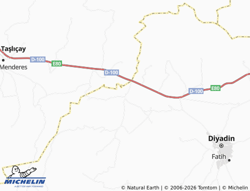 MICHELIN Karapazar map - ViaMichelin