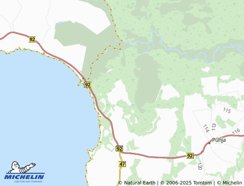 MICHELIN Verevi map - ViaMichelin