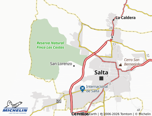 Mapa MICHELIN Las Costas - ViaMichelin