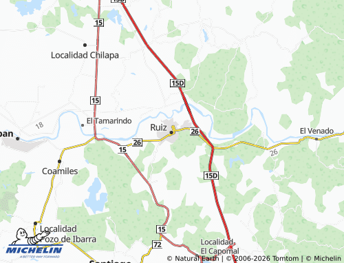 Mapa MICHELIN Centro - ViaMichelin