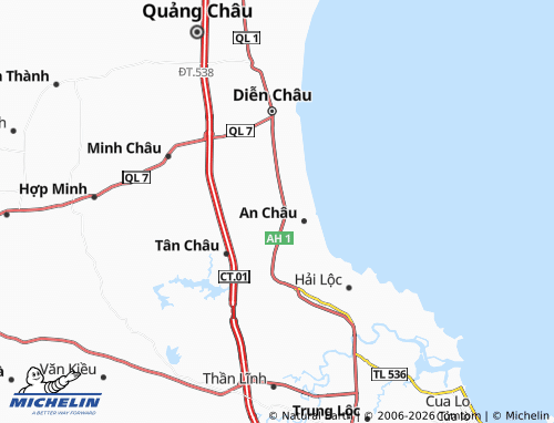 Mapa MICHELIN Diễn An - ViaMichelin