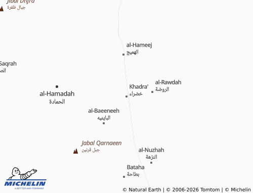 MICHELIN-Landkarte Khadra' - ViaMichelin