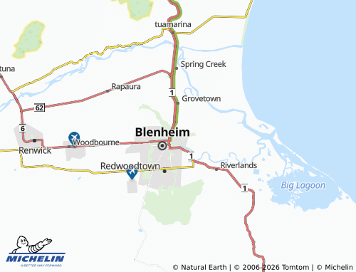Mapa MICHELIN Riversdale - ViaMichelin