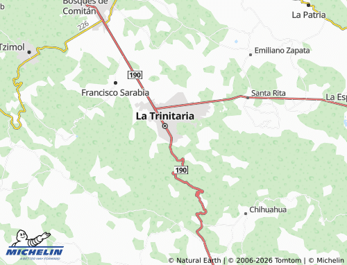 Mappa MICHELIN Guadalupe Pozo Blanco - ViaMichelin