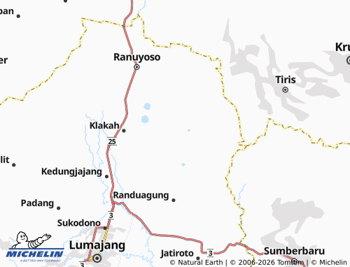 MICHELIN-Landkarte Sumberwringin - ViaMichelin
