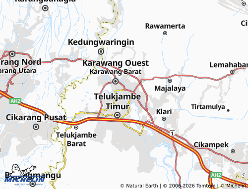 Mapa MICHELIN Adiarsa Barat - ViaMichelin
