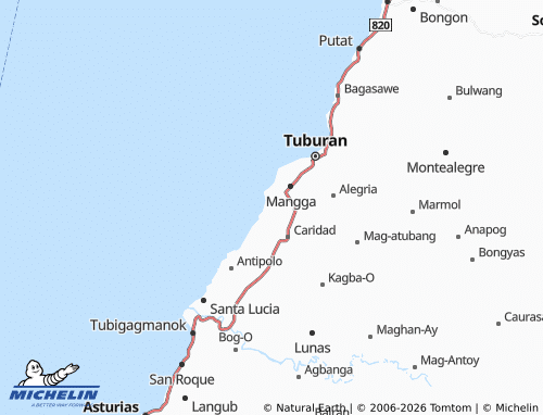 MICHELIN Molobolo map - ViaMichelin