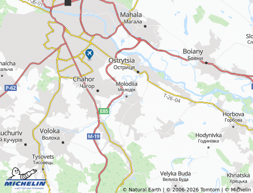 Mappa MICHELIN Molodiia - ViaMichelin