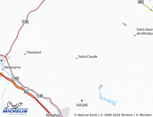 MICHELIN Saint-Claude map - ViaMichelin