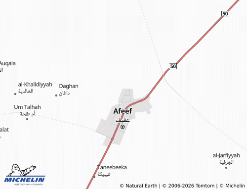 MICHELIN-Landkarte al-Rabwah - ViaMichelin