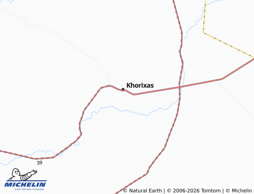 MICHELIN Khorixas Extension 6 map - ViaMichelin