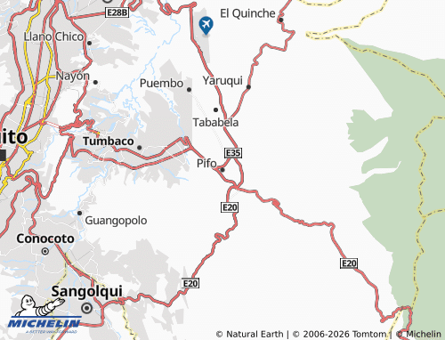 MICHELIN-Landkarte Pifo - ViaMichelin