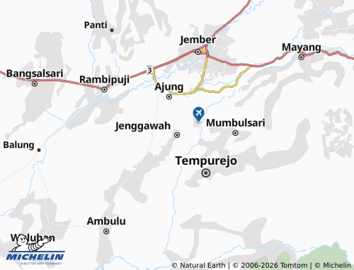 MICHELIN-Landkarte Jenggawah - ViaMichelin
