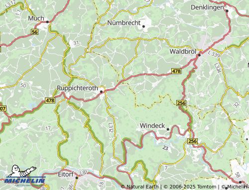 MICHELIN Krahwinkel map - ViaMichelin