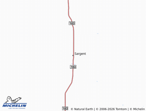 Mapa MICHELIN Sargent - ViaMichelin
