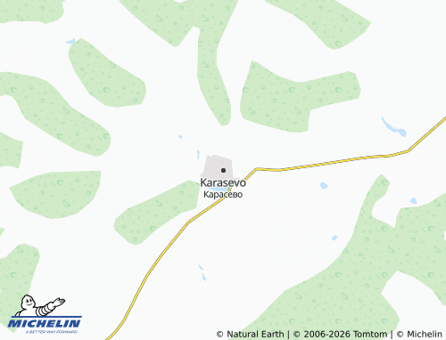 MICHELIN-Landkarte Karasevo - ViaMichelin