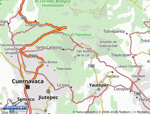 Mappa MICHELIN San Andrés de la Cal - ViaMichelin