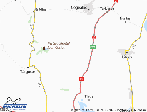 Mappa MICHELIN Gura Dobrogei - ViaMichelin