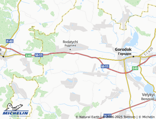 MICHELIN Vovchukhy map - ViaMichelin