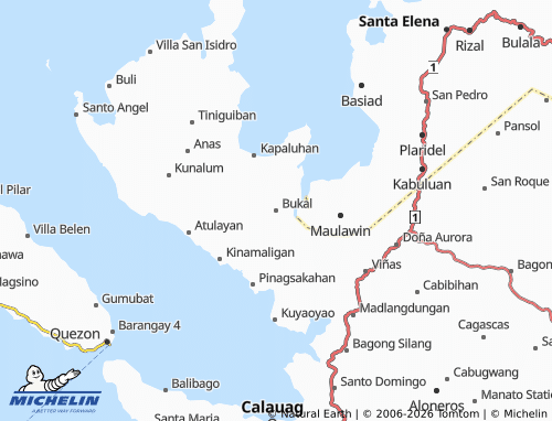 MICHELIN Bukal map - ViaMichelin