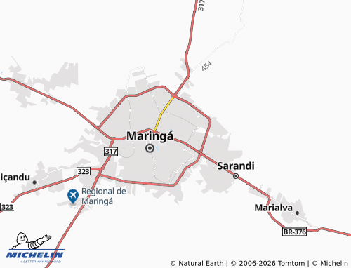 Mappa MICHELIN Zona 23 - ViaMichelin