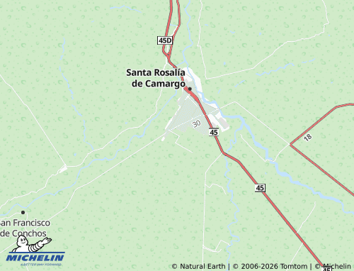 Mapa MICHELIN Laderas de La Abraham González - ViaMichelin