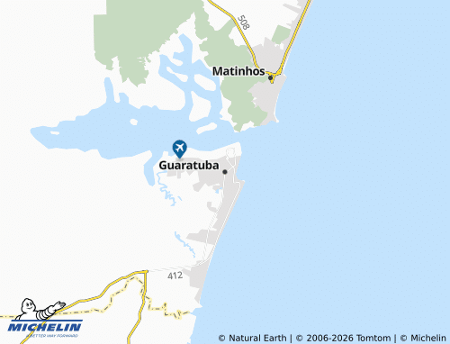 MICHELIN Guaratuba map - ViaMichelin